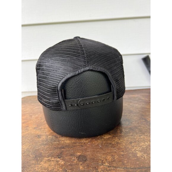 Vintage WP Black & Red Embroidered Trucker Snapback Hat H3 - Picture 2 of 4